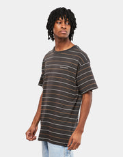 DC Lowstate Stripe T-Shirt - Pirate Black Lowstate Stripe