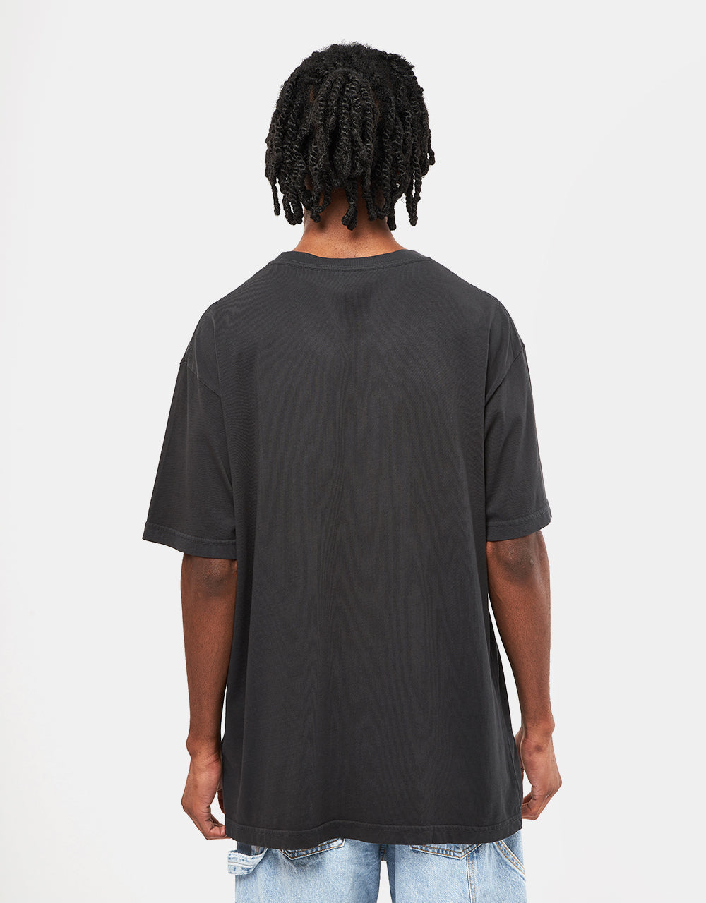 DC Chrome Star T-Shirt - Black Garment Dye
