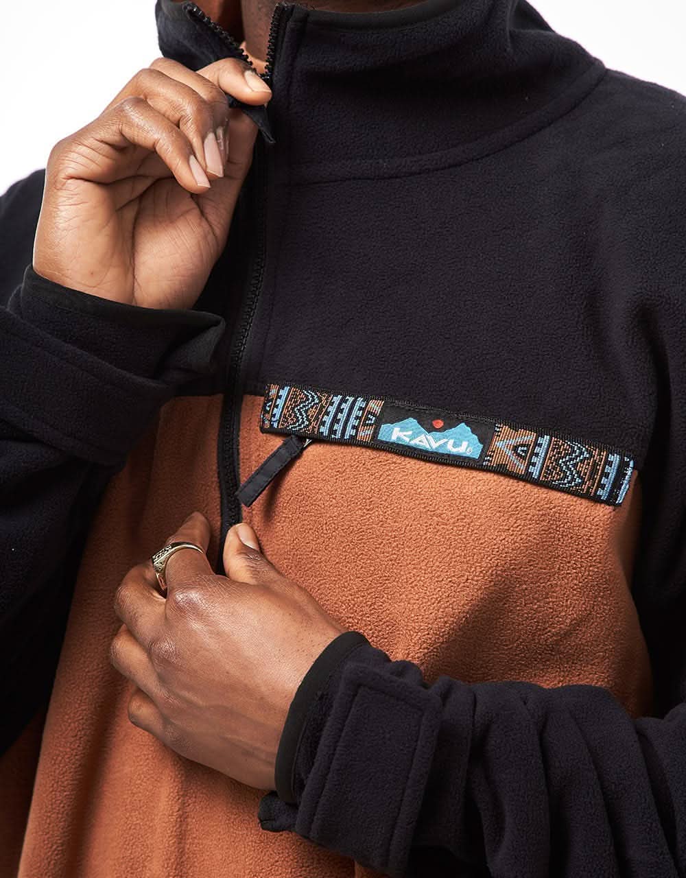 Kavu Winter Throwshirt Fleece Bear Oak