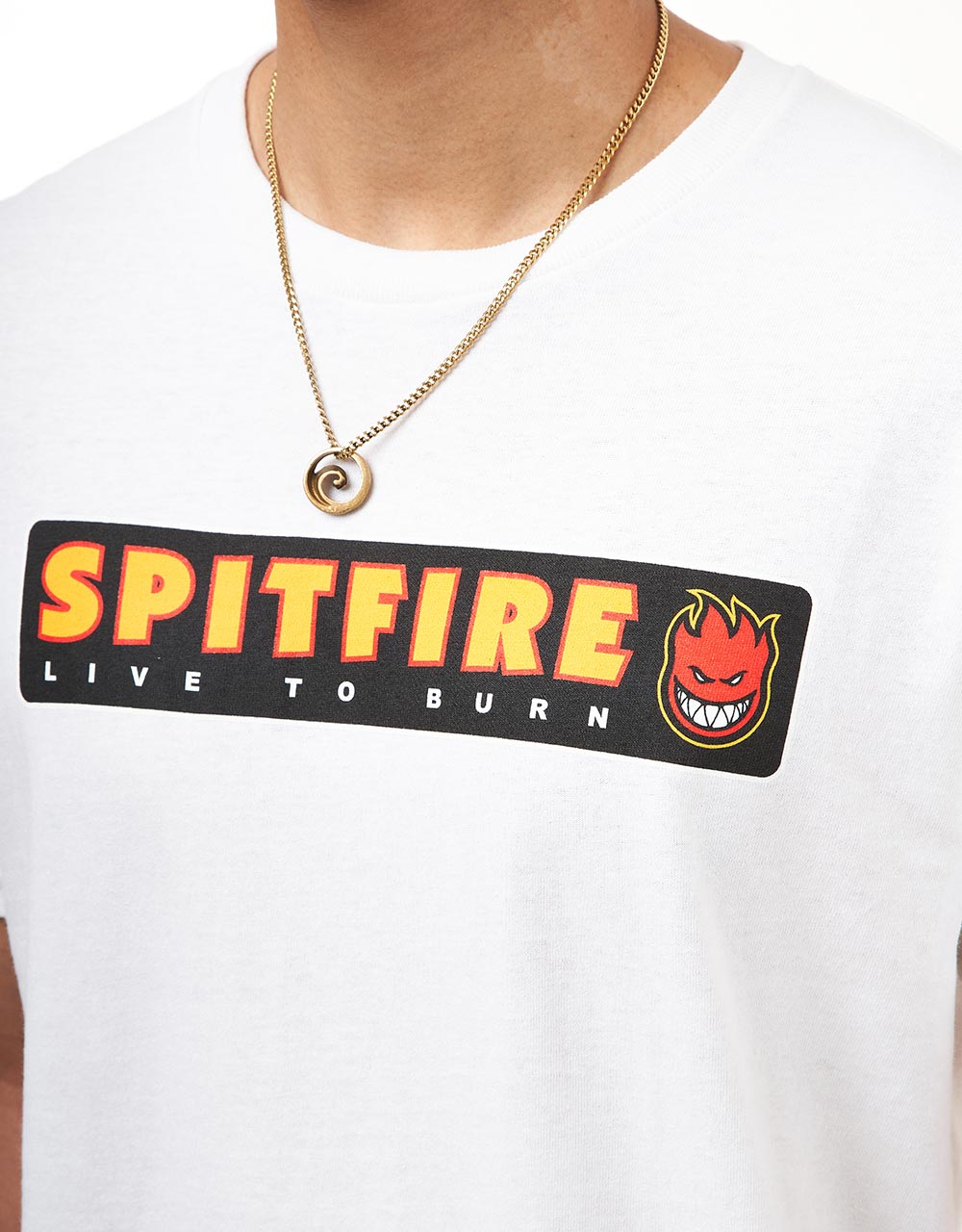 Spitfire LTB T-Shirt - White/Multi
