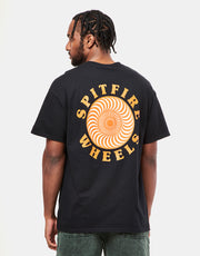 Spitfire OG Classic Fill T-Shirt - Black/Orange
