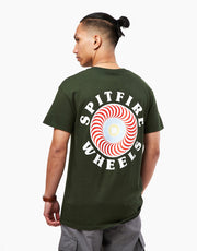 Spitfire OG Classic Fill T-Shirt - Forest Green/Multi