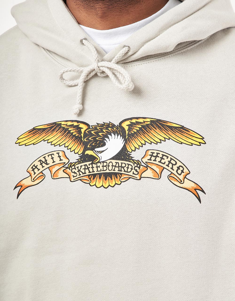 Anti Hero Eagle Pullover Hoodie - Smoke/Multi
