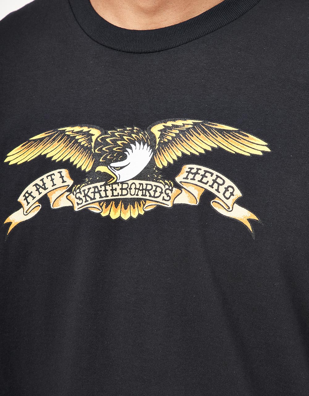 Anti Hero Eagle T-Shirt - Black/Black Multi