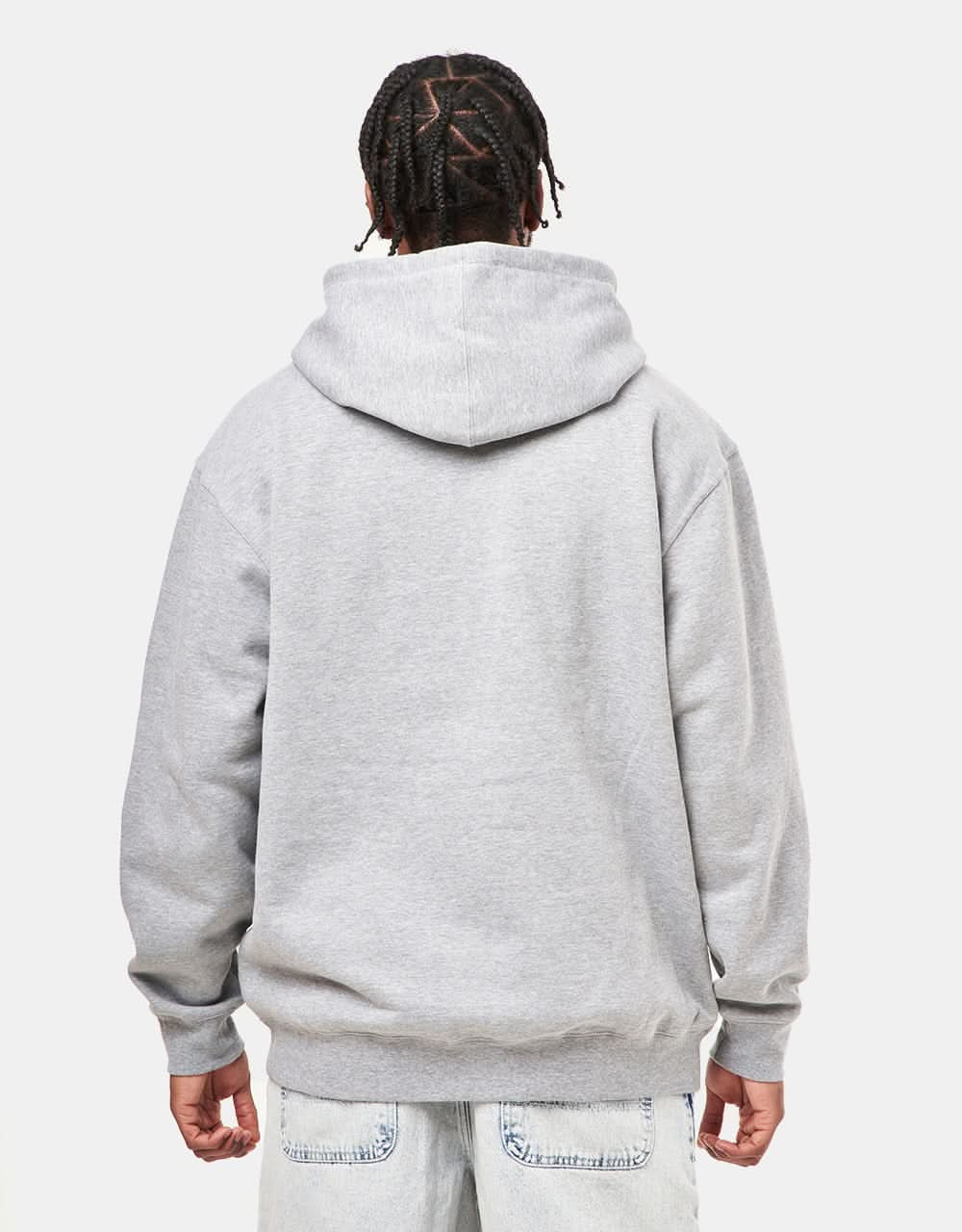 Krooked Sweatpants Pullover Hoodie - Heather Grey/Multi