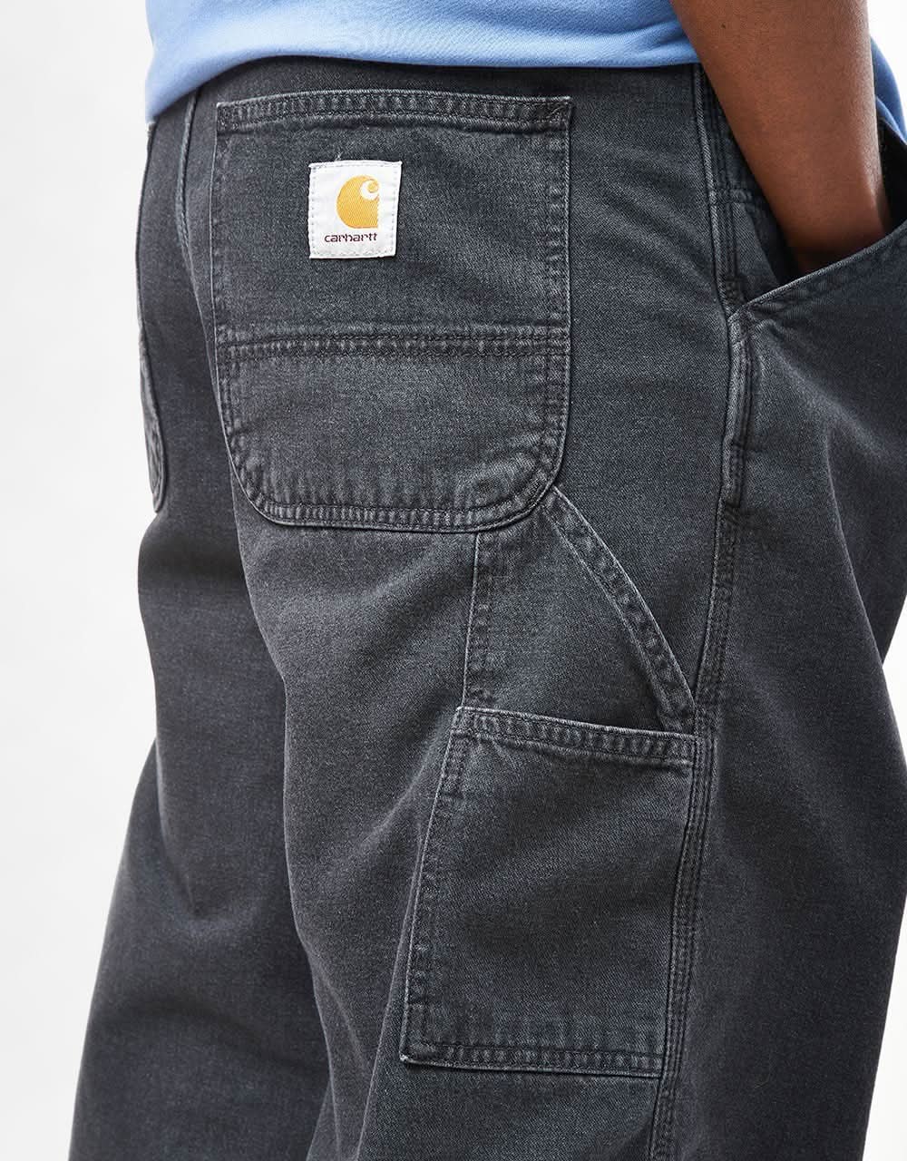 Carhartt WIP Single Knee Pant - Black (Stone Washed) | Route One