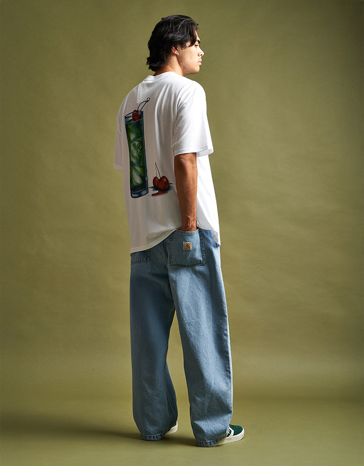 Carhartt WIP Brandon Pant - Blue (Heavy Stone Bleached) | Route One