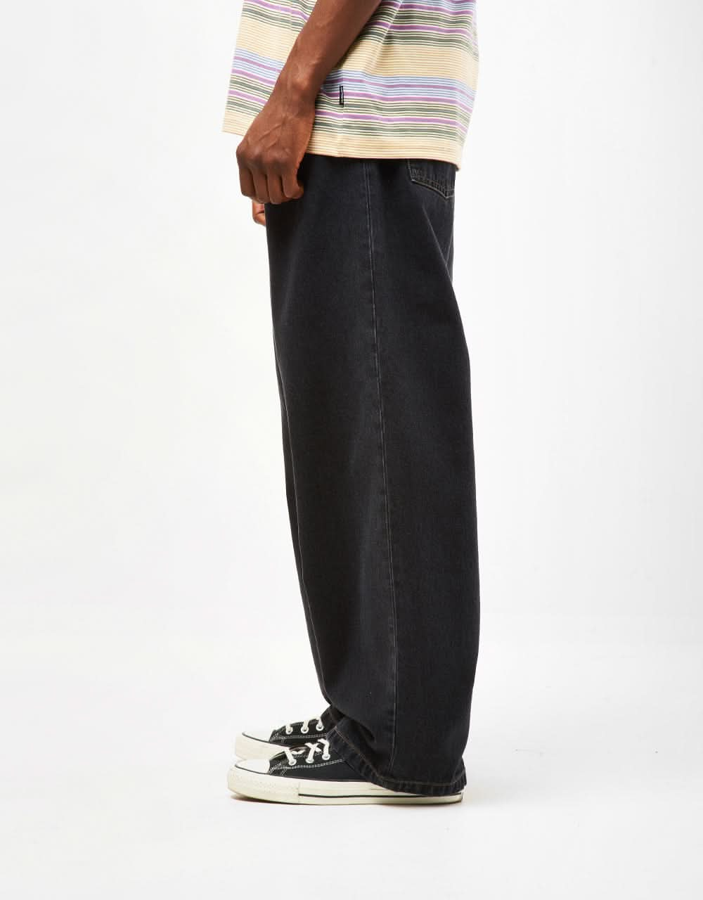 Carhartt WIP Brandon Pant - Black (Stone Washed)