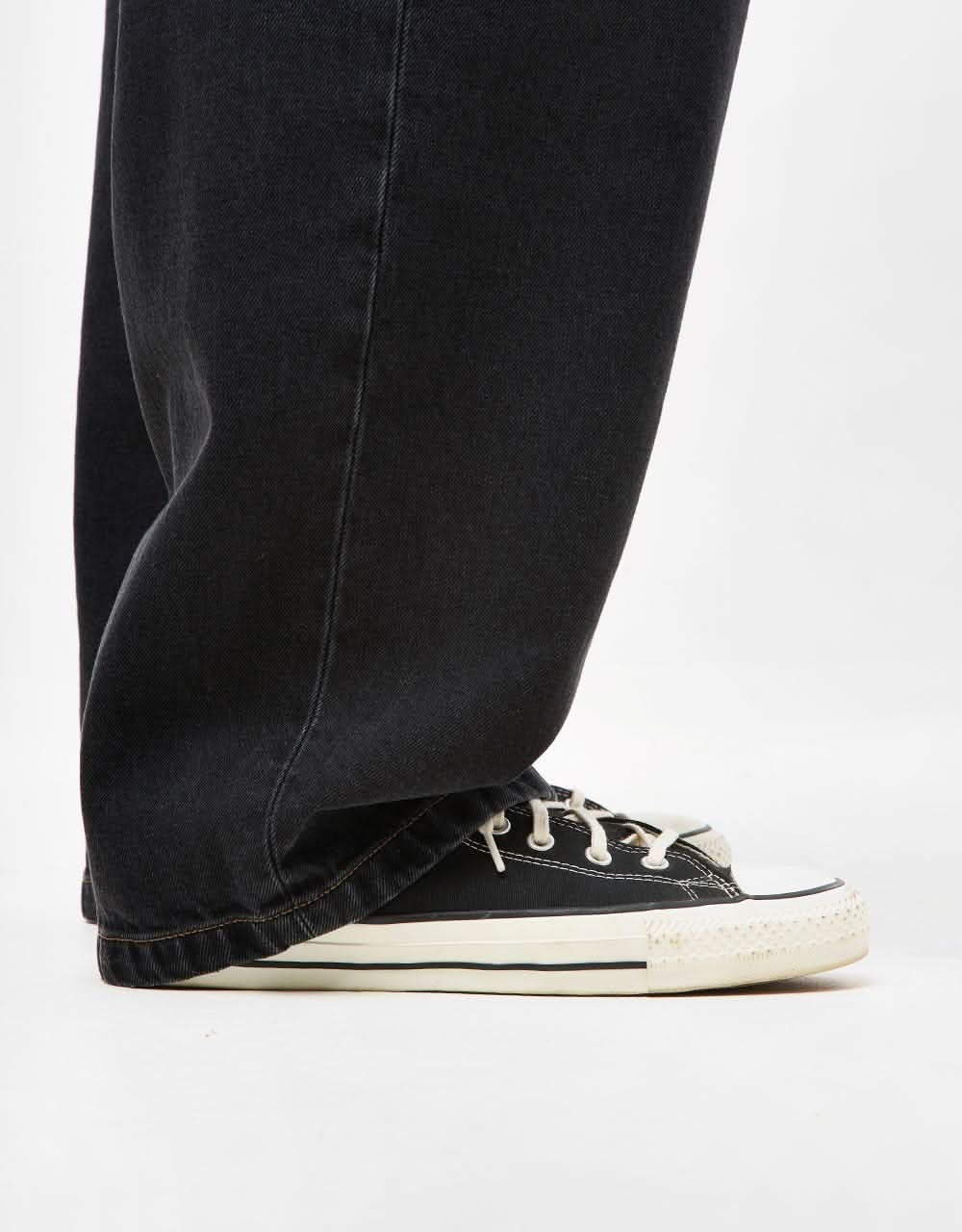 Carhartt WIP Brandon Pant - Black (Stone Washed) | Route One