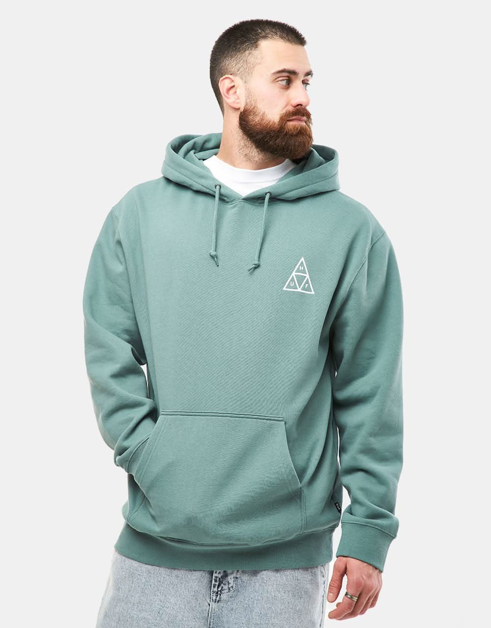 HUF Triple Triangle Pullover Hoodie - Sage