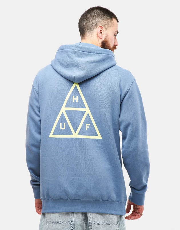 HUF Triple Triangle Pullover Hoodie - Slate Blue