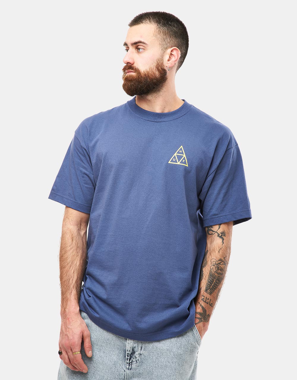 HUF Triple Triangle T-Shirt - Navy