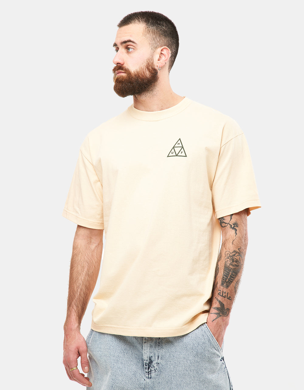 HUF Triple Triangle T-Shirt - Sand