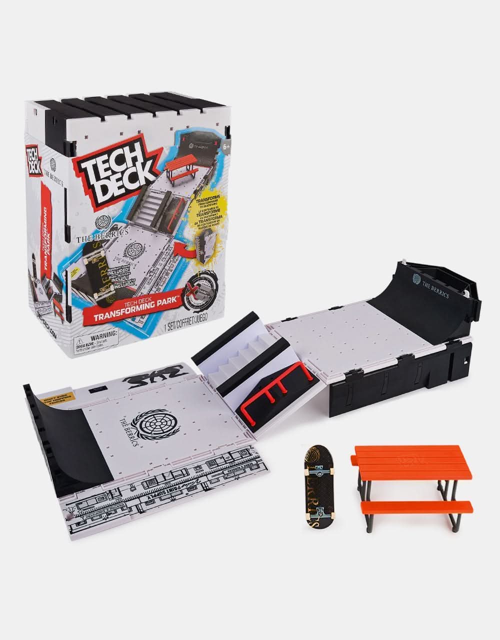 Tech Deck Fingerboard XConnect The Berrics Transforming Skatepark