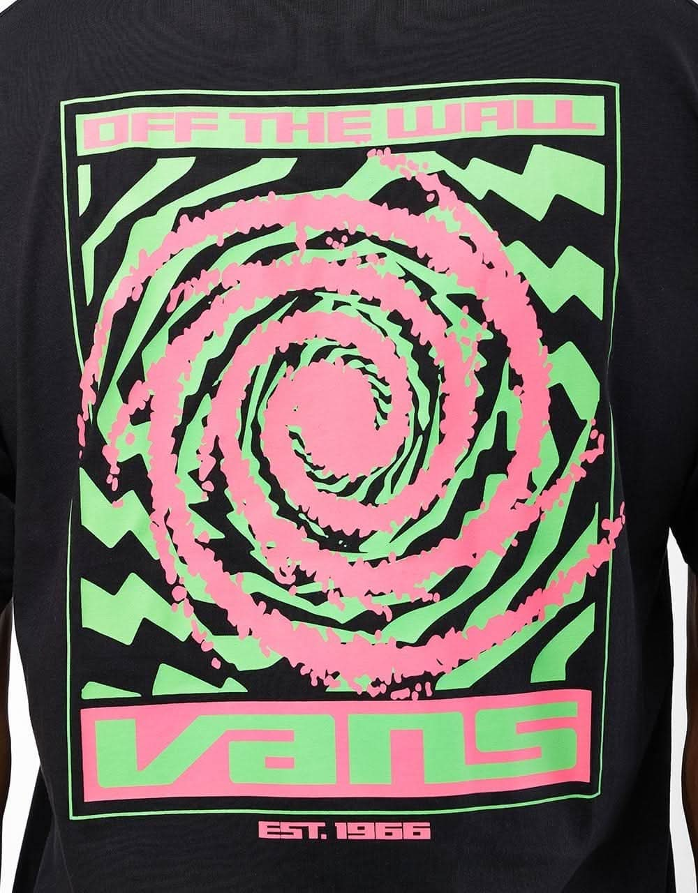 Vans Wormhole Warped T-Shirt - Black