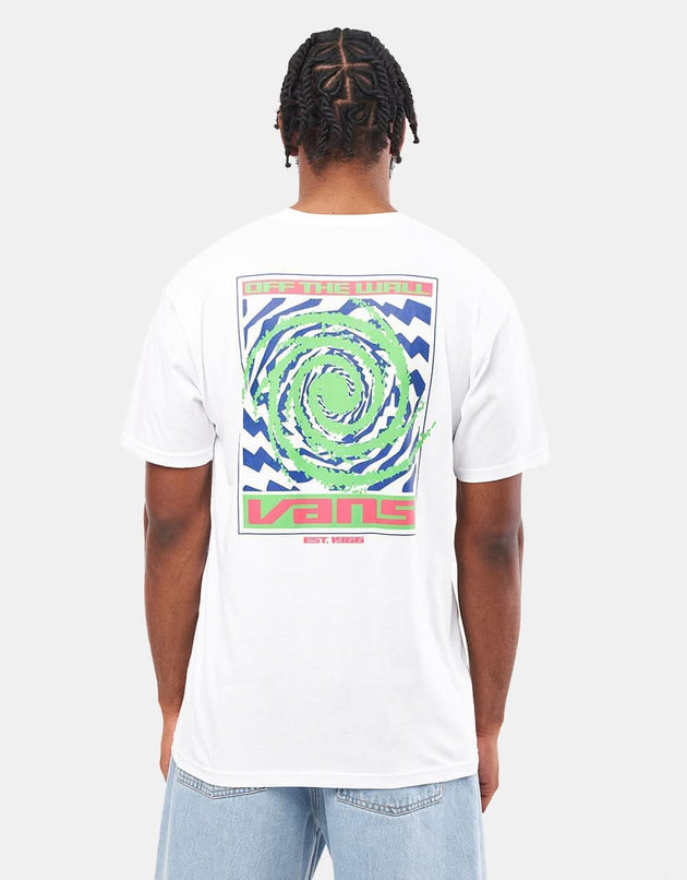 Vans Wormhole Warped T-Shirt - White