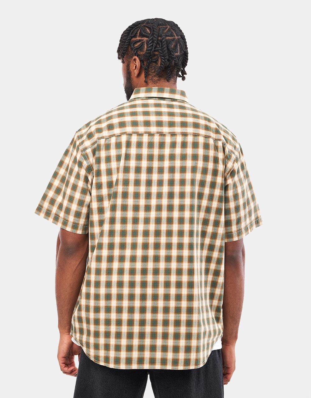 Vans Hadley S/S Shirt - Oatmeal/Bistro Green