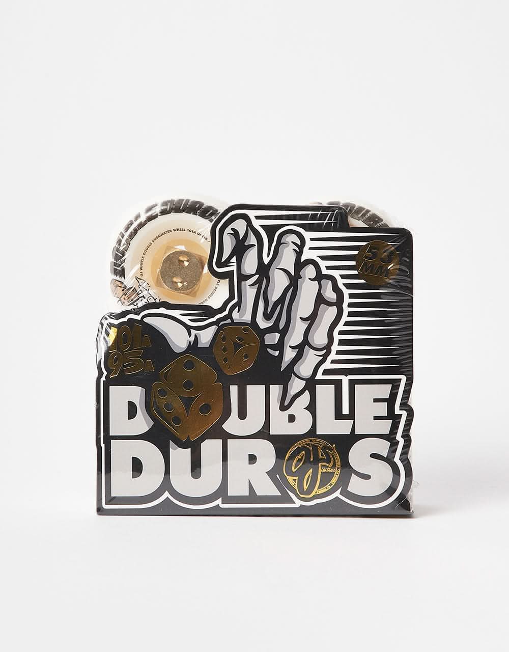 新品　OJ wheels DOUBLE DURO 54mm 101A 95A 54mm /101-95A Hardline White | Double Duro | OJ Skateboard Wheels