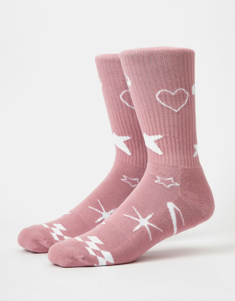 Route One R2K Crew Socks - Lilac