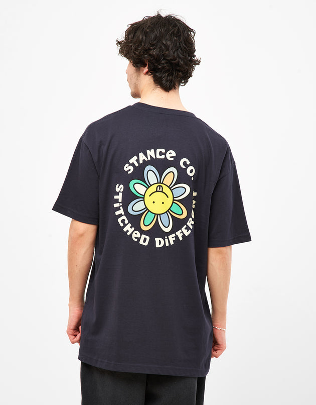 Stance Floral Punch T-Shirt - Navy