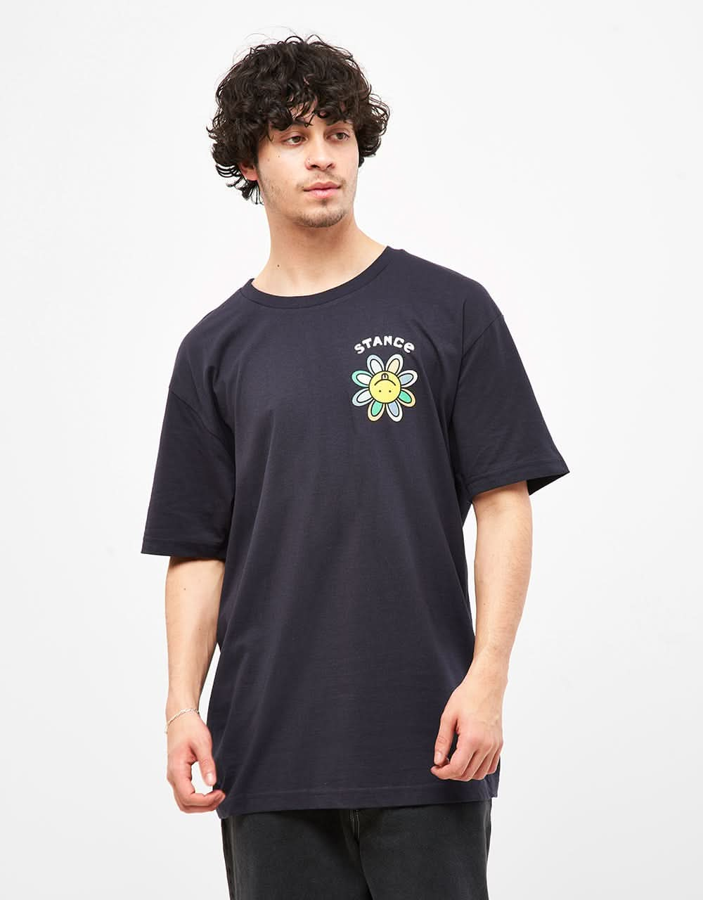 Stance Floral Punch T-Shirt - Navy