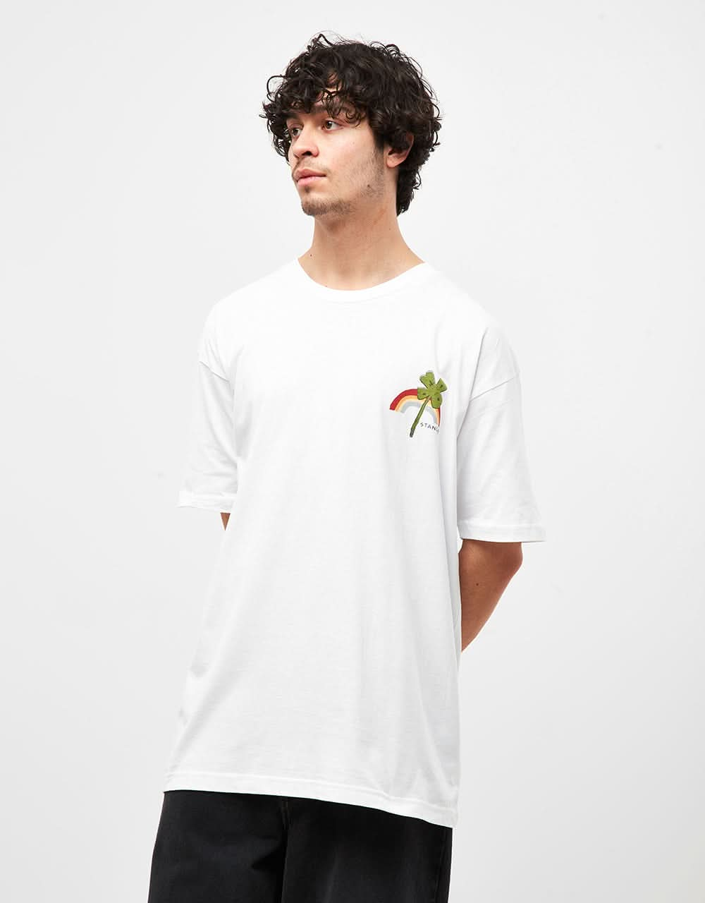 Stance Lucky Rainbow T-Shirt - White