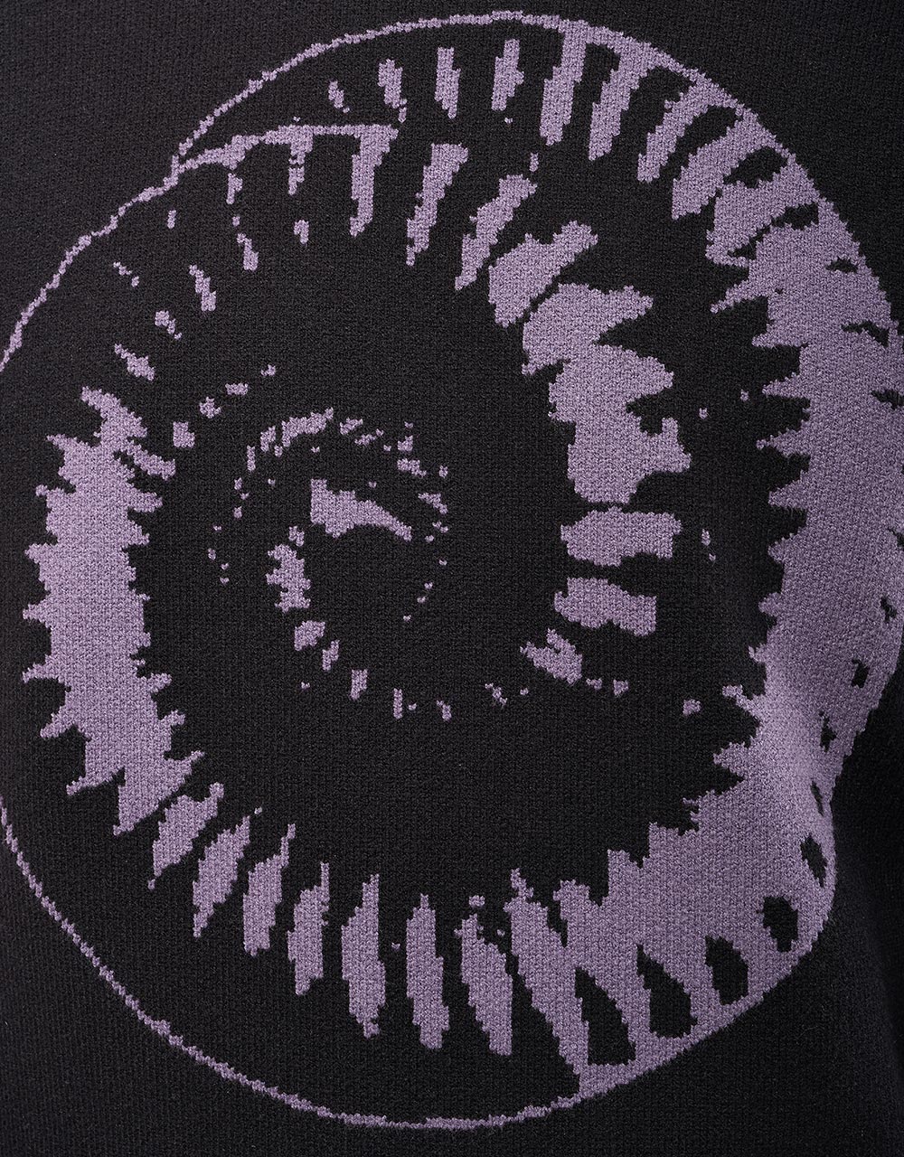 Welcome x Nine Inch Nails Spiral Knit Sweater - Black