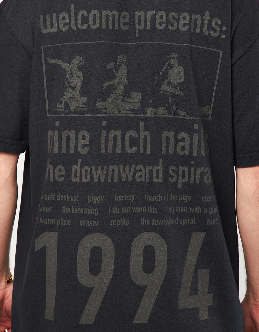 Welcome x Nine Inch Nails Hurt T-Shirt - Black