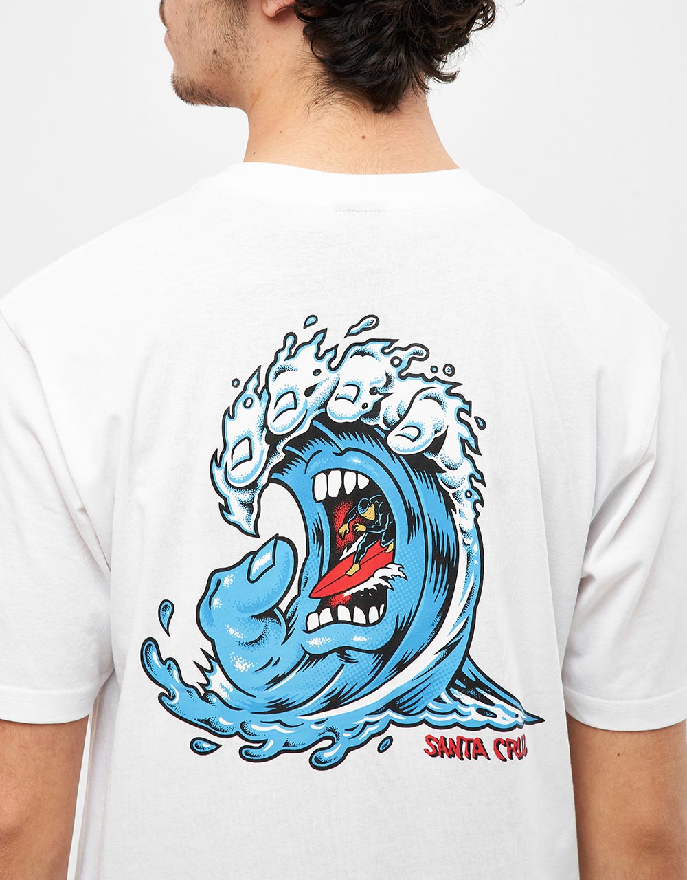 Santa Cruz Screaming Wave T-Shirt - White