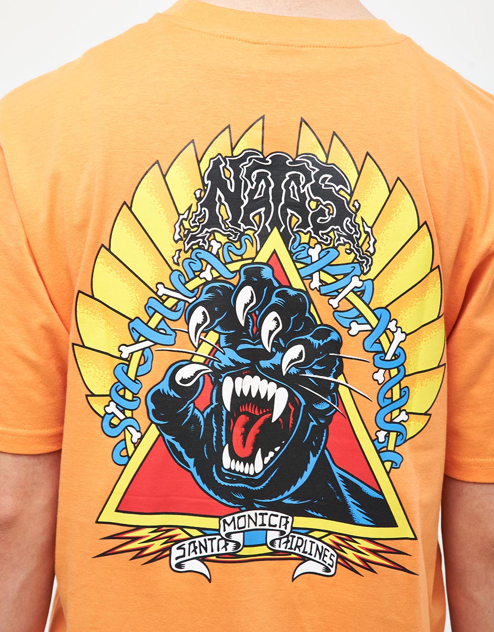 Santa Cruz Natas Screaming Panther T-Shirt - Apricot