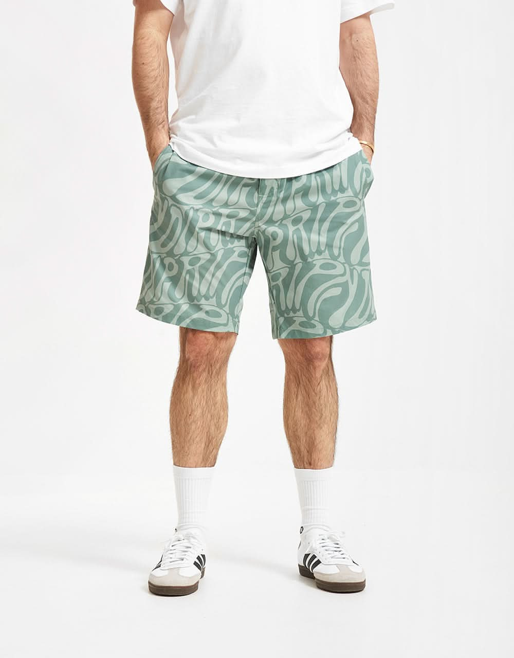 RIPNDIP Wilshire Swim Shorts - Pine