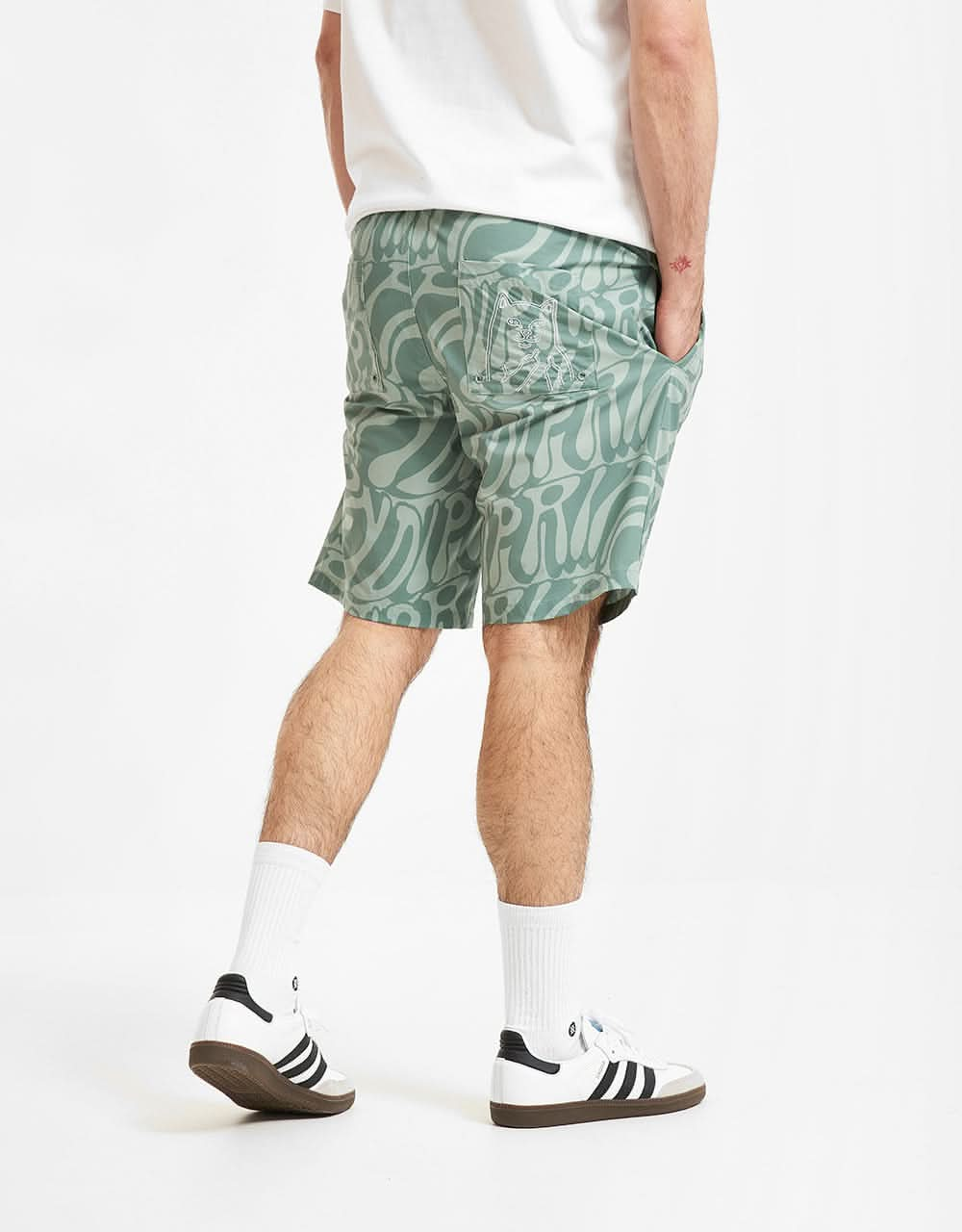 RIPNDIP Wilshire Swim Shorts - Pine