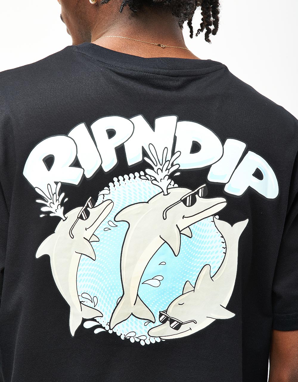 RIPNDIP Dolphin Dudes T-Shirt - Black