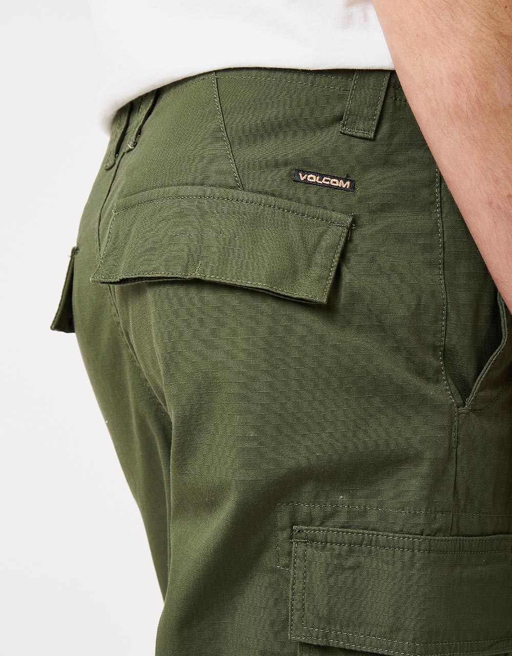 Volcom Squads Loose Tapered Cargo Pant - Squadron Green