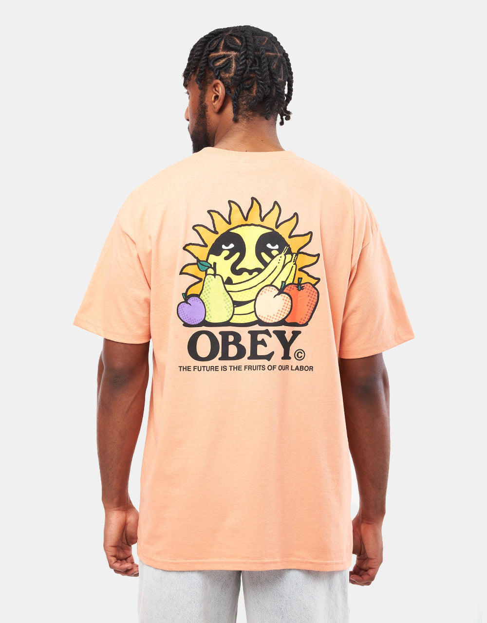 Obey The Future Is The Fruits Of Our Labor T-Shirt - Citrus