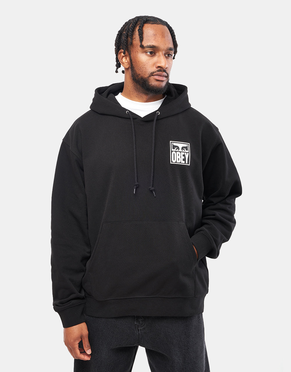Obey Eyes Icon 2 Pullover Hoodie - Black