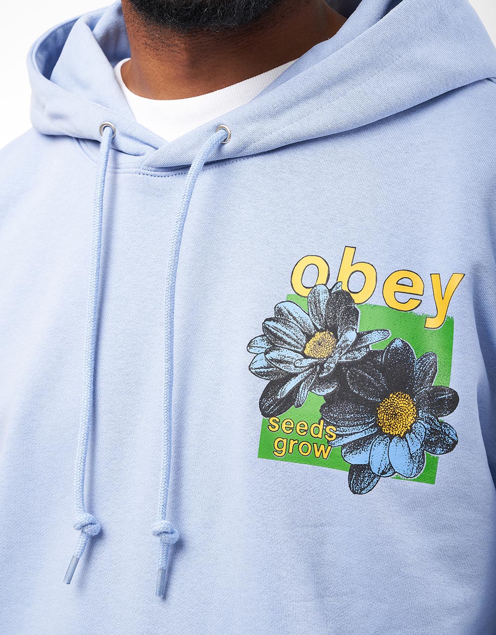 Obey Seeds Grow Premium Pullover Hoodie - Hydrangea