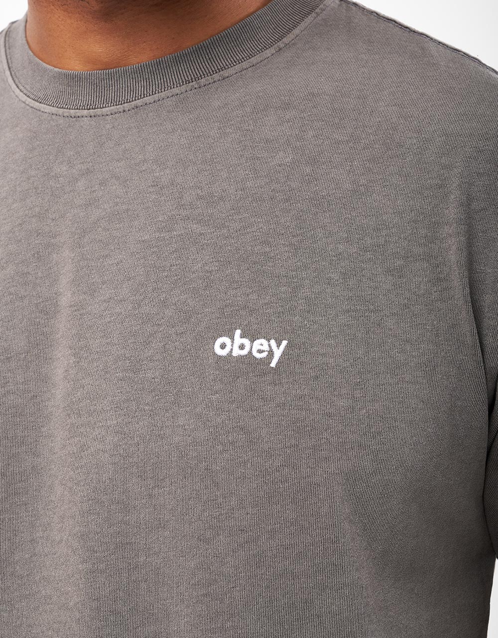 Obey Lowercase Pigment T-Shirt - Pigment Digital Black