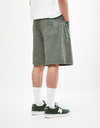 Obey Bigwig Baggy Denim Shorts - Laurel Wreath
