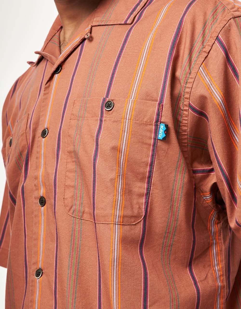 Kavu Denny S/S Shirt - Coffee