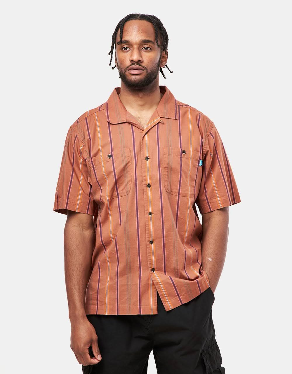 Kavu Denny S/S Shirt - Coffee