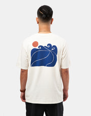 Patagonia Sunrise Rollers Responsibili-Tee T-Shirt - Birch White