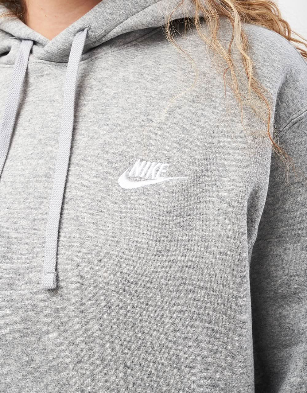 ladies nike hoodie grey