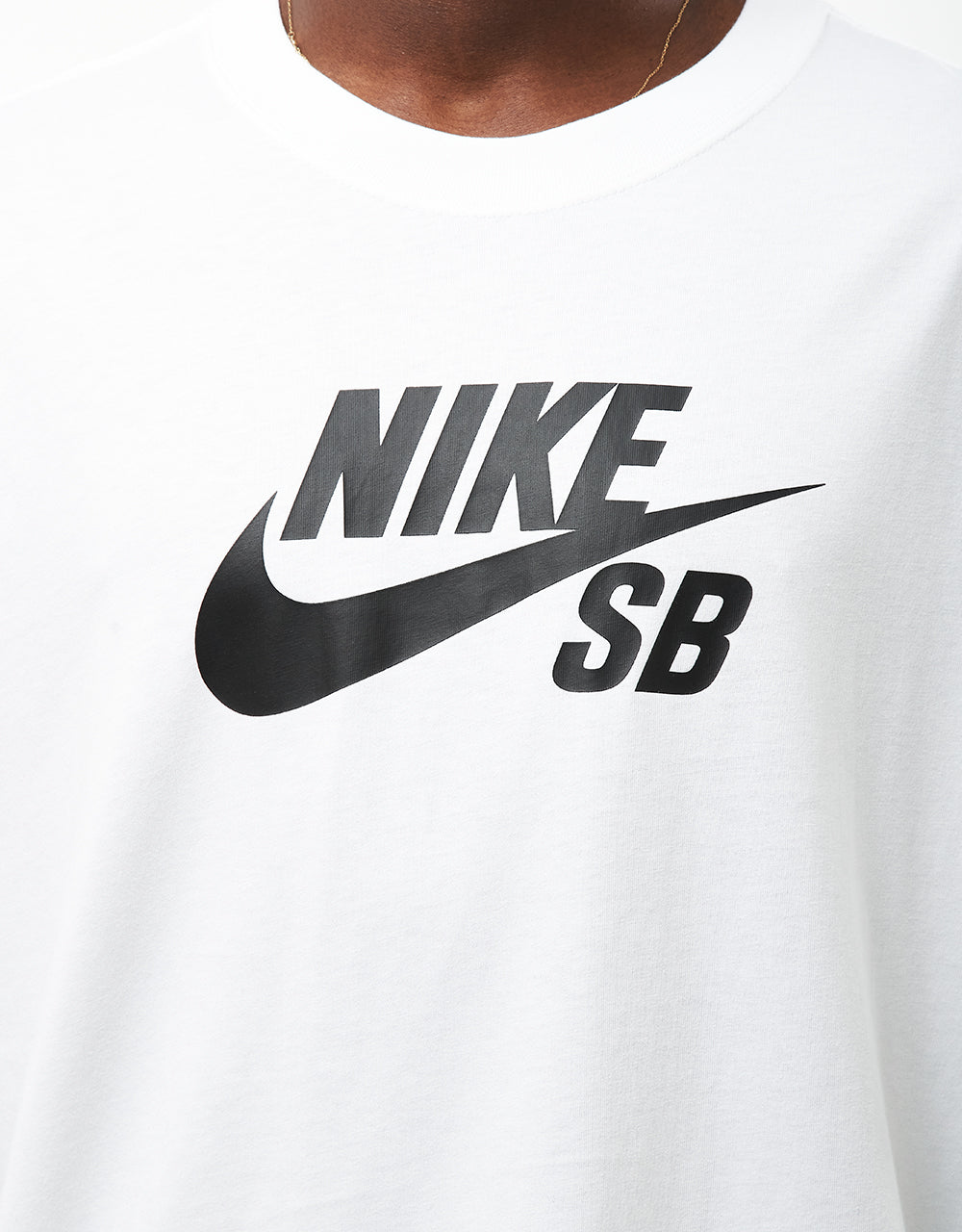 Nike SB Central Logo T-Shirt - White/Black