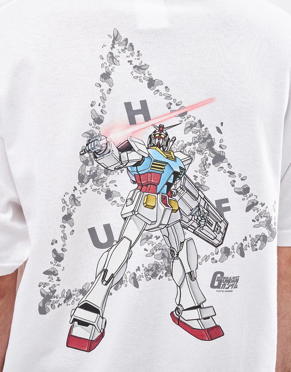 HUF x Mobile Suit Gundam Triple Triangle EXCLUSIVE T-Shirt - White