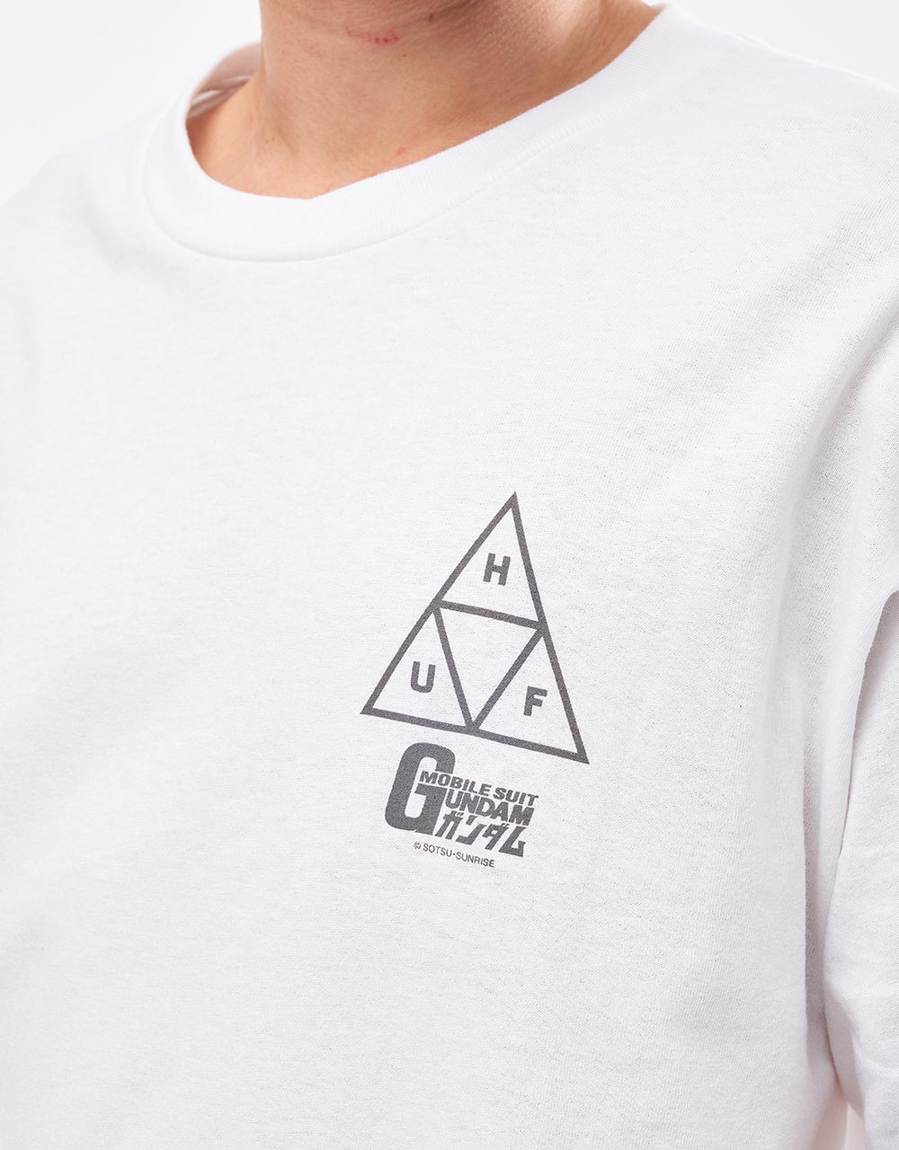 HUF x Mobile Suit Gundam Triple Triangle EXCLUSIVE T-Shirt - White