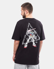 HUF x Mobile Suit Gundam Triple Triangle EXCLUSIVE T-Shirt - Black