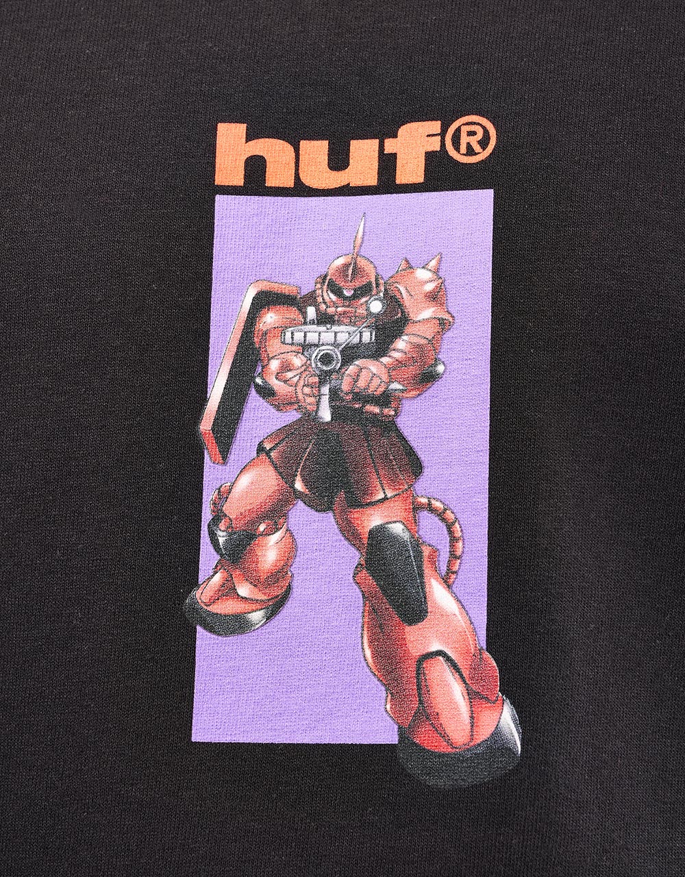 HUF x Mobile Suit Gundam Chars Zaku EXCLUSIVE T-Shirt - Black