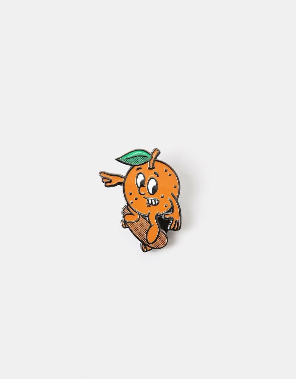 Route One Orange Pin - Nickel