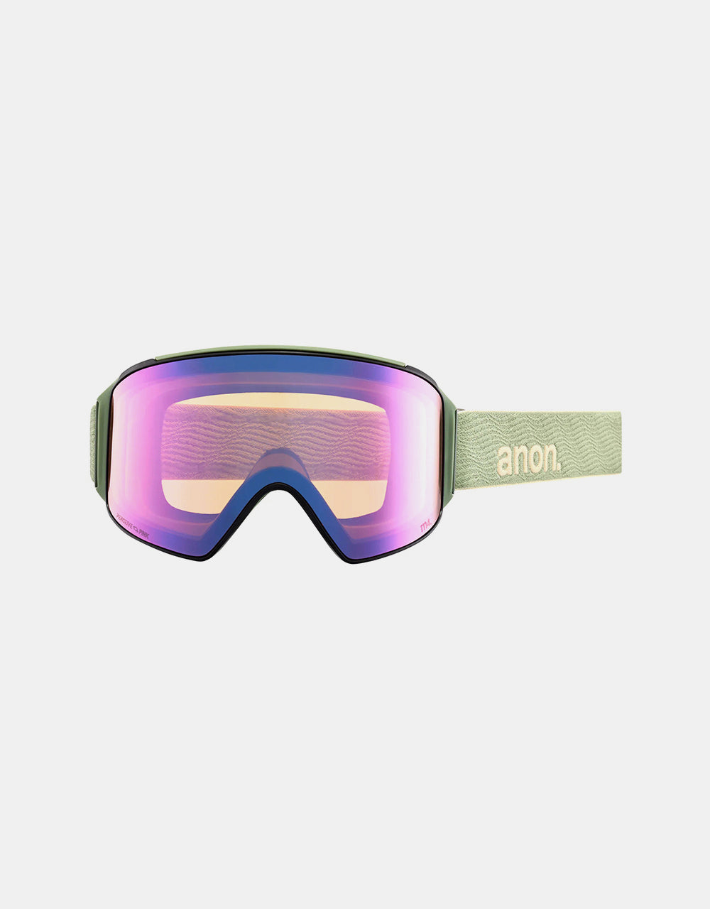 Anon M4 MFI® Face Mask Cylindrical Snowboard Goggles - Hedge/Perceive Variable Green